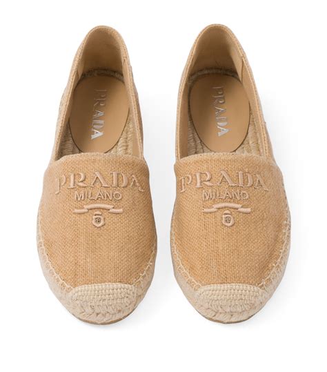 prada linen espadrilles|Prada espadrilles denim.